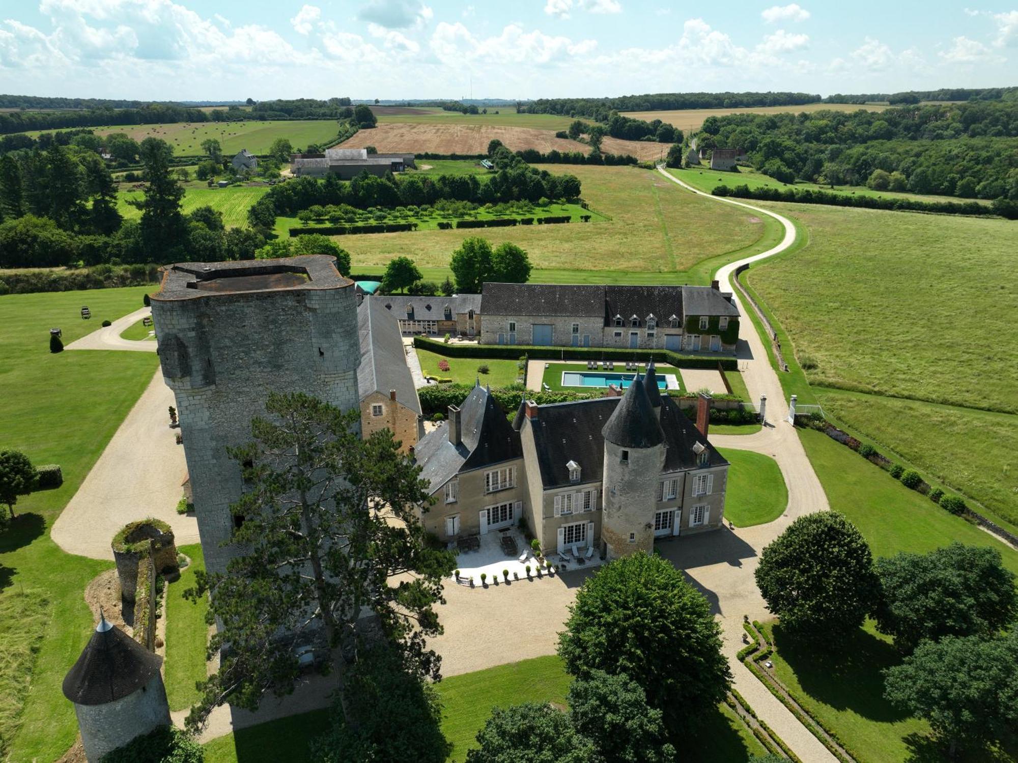 Chateau De Mazieres Tendu Kültér fotó