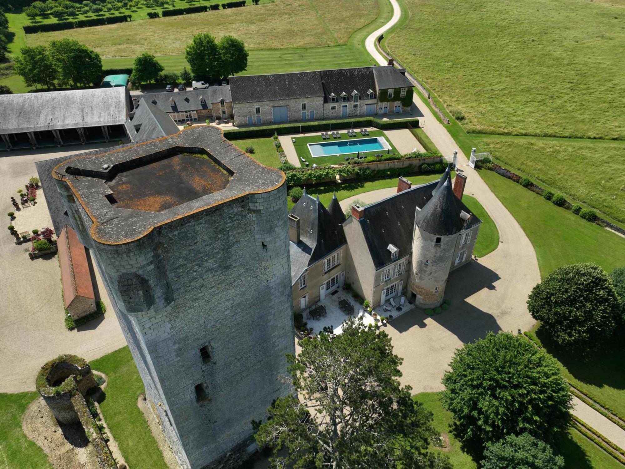 Chateau De Mazieres Tendu Kültér fotó